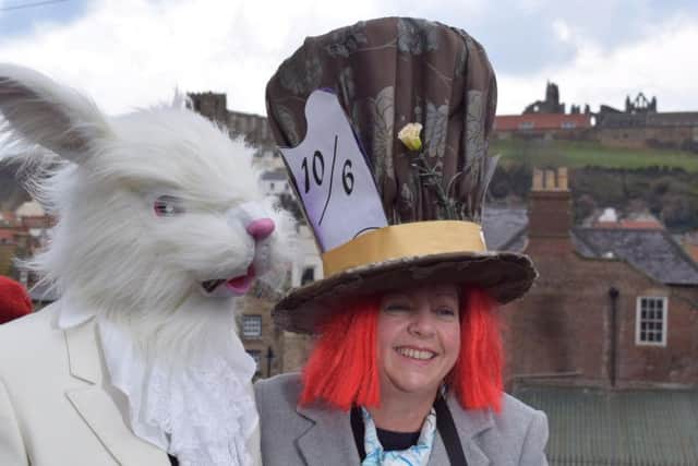 Launching the latest Whitby in Bloom project. Picture by Sam Jones.