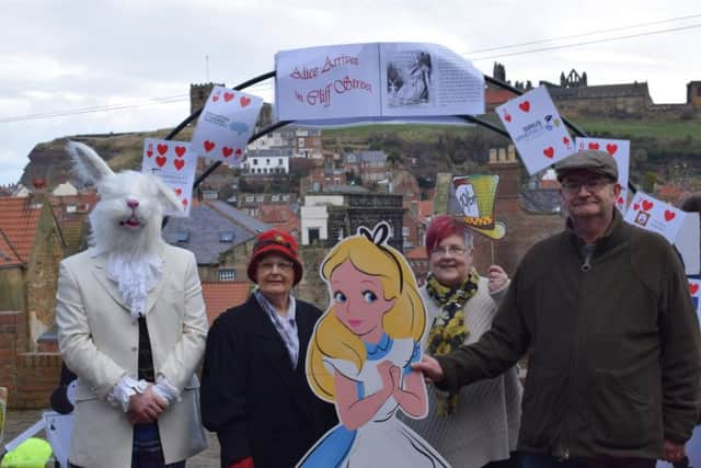 Launching the latest Whitby in Bloom project. Picture by Sam Jones.