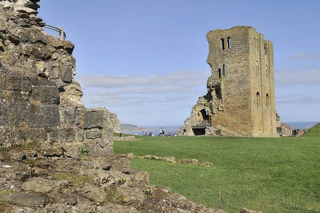 Scarborough Castle still bears the scars of Cholmleys decision to switch sides in the Civil War.