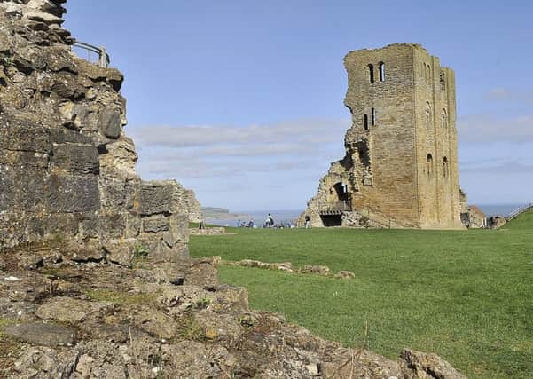 Scarborough Castle still bears the scars of Cholmleys decision to switch sides in the Civil War.