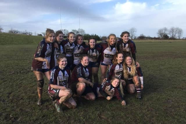 The Scarborough Under-18 girls