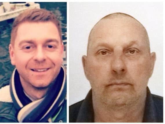 Left, victim Shane Gilmer and right, Anthony Howarth, also known as Anthony Lawrence