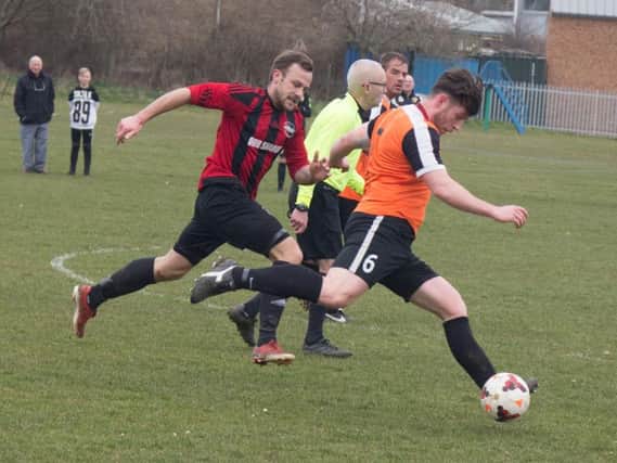 Edgehill push on against West Pier in their District Cup semi-final    Picture by Steve Lilly