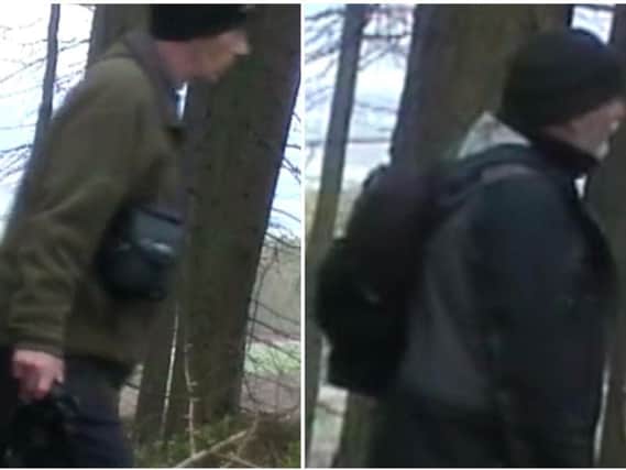 Wildlife officers in North Yorkshire want to identify these two men.