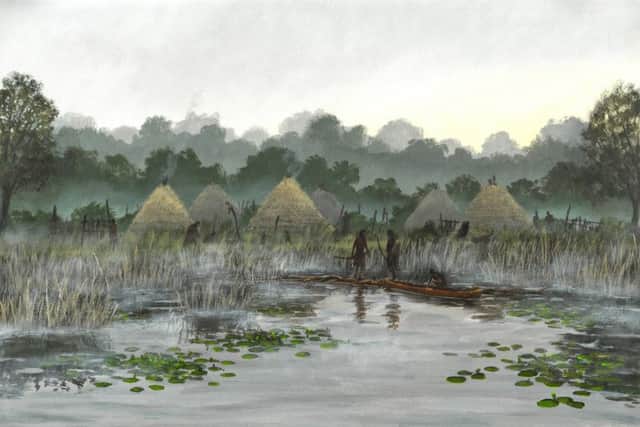 Star Carr as it would have looked in primitive times