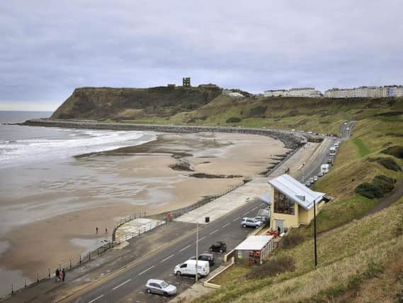 The event takes place on Scarborough seafront