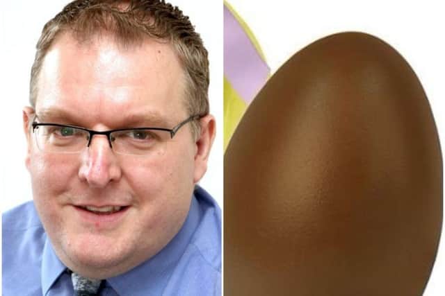 Easter will pass off quietly in our house.