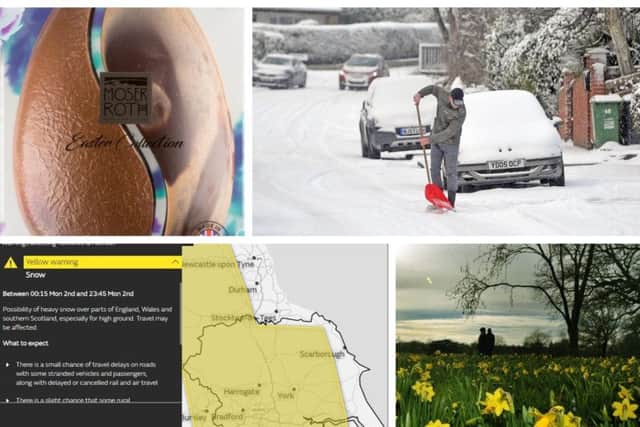 The Met Office has issued a warning for snow across Yorkshire this Easter weekend.