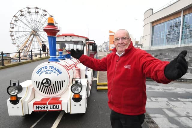 Land train driver Peter Mills
