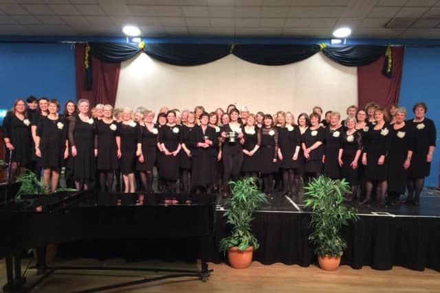 The Harmonia Choir scooped two trophies during the National Choir Day at the Eskdale Festival.