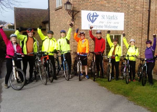 The St Marks Church cyclists are taking on a 220-mile circular route to raise funds.