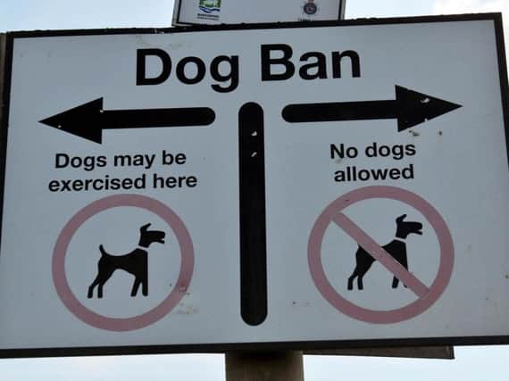 The beach dog ban returns next month.