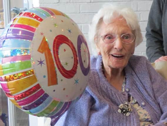 Ivy Stanley celebrates her 100th birthday