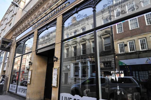The pub has been targeted by an internet troll