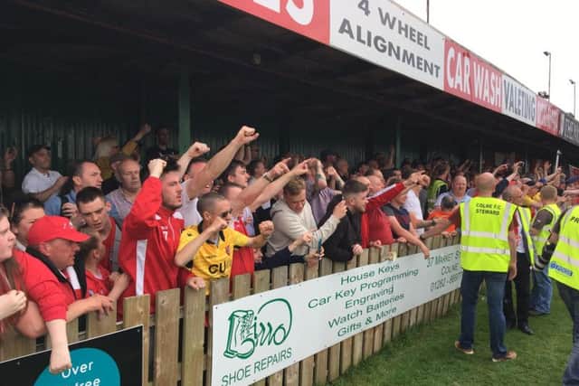 Boro fans celebrate