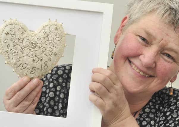 Helen Birmingham has  made a special heart for the royal couple Harry and Meghan to celebrate their wedding