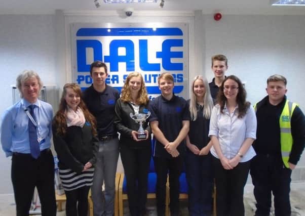 Dale Power Solutions Queens Award for Enterprise was presented in recognition of its apprenticeship scheme.