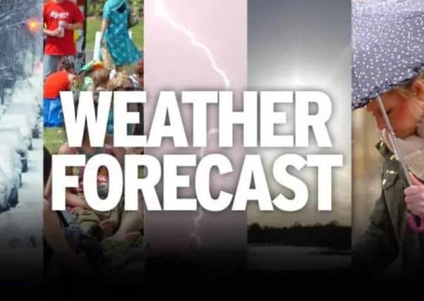 The week-ahead weather for East Yorkshire and Ryedale with forecaster Trevor Appleton