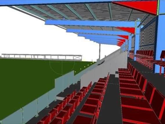 How the new stand at the Flamingo Land Stadium will look