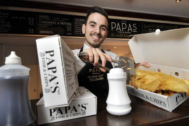 Papas opened their fish and chip shop in Scarborough in January 2017