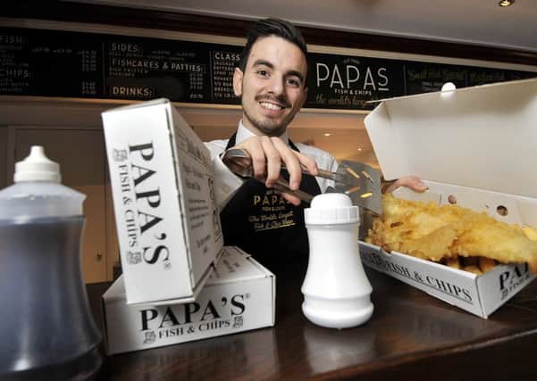 Papas opened their fish and chip shop in Scarborough in January 2017