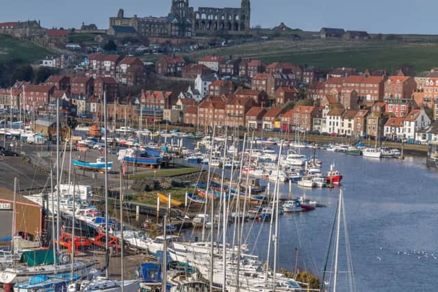 Whitby and its abbey.