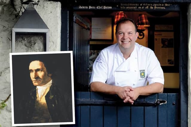 Whitby chef Andrew Pern will be one of the chefs taking part. Inset, Captain Cook.