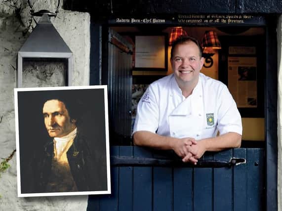 Whitby chef Andrew Pern will be one of the chefs taking part. Inset, Captain Cook.