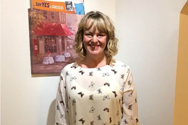 Andrea Howell after losing more than five and a half stone.