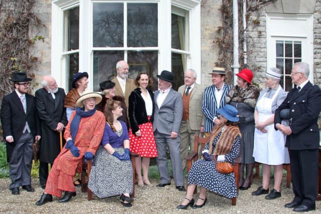The cast of Pickering Musical Societys forthcoming production Me And My Girl.