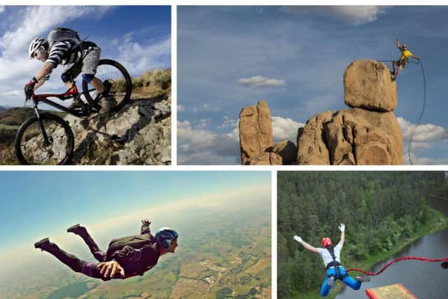 Yorkshire has a wide array of centres, natural coastlines and scenic terrain where you can embrace your inner adrenaline junkie and try something new