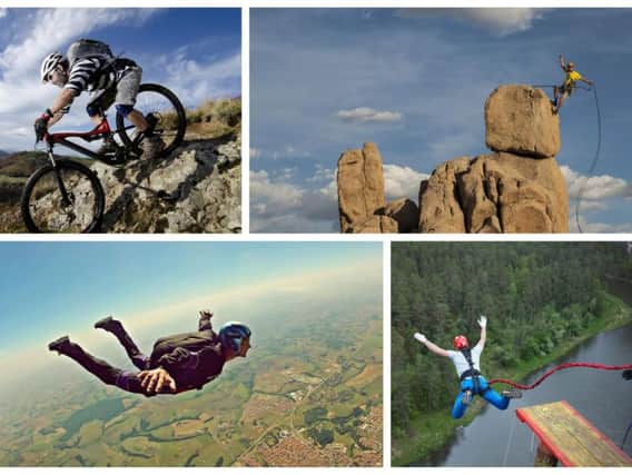 Yorkshire has a wide array of centres, natural coastlines and scenic terrain where you can embrace your inner adrenaline junkie and try something new