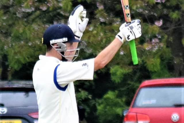 Alex Machen on his way to 150 not out for Ebberston