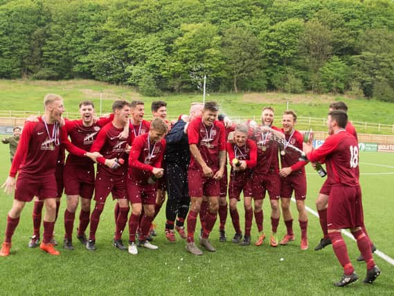 Angel celebrate their Sunday FA Cup final win against West Pier

PICTURES BY STEVE LILLY