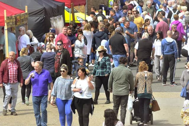 Crowds at the festival