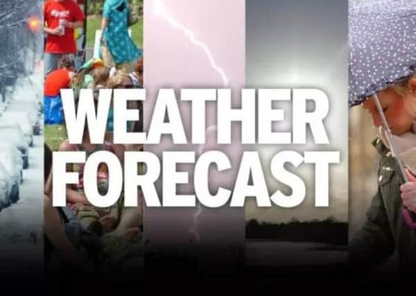 The week-ahead weather for East Yorkshire and Ryedale with local forecaster Trevor Appleton