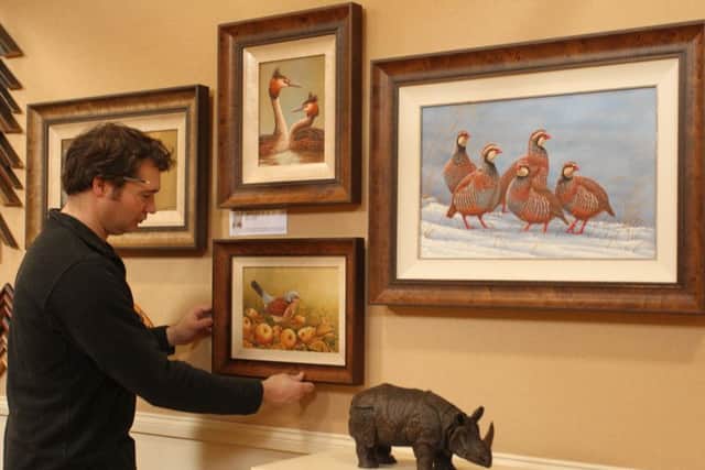 Robert E Fuller at the gallery.