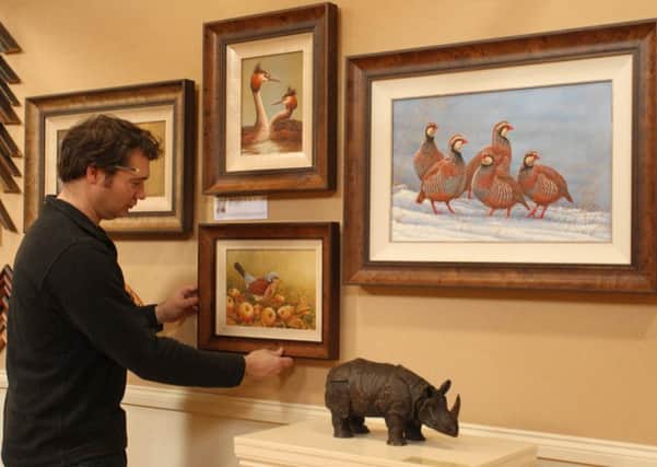 Robert E Fuller at the gallery.