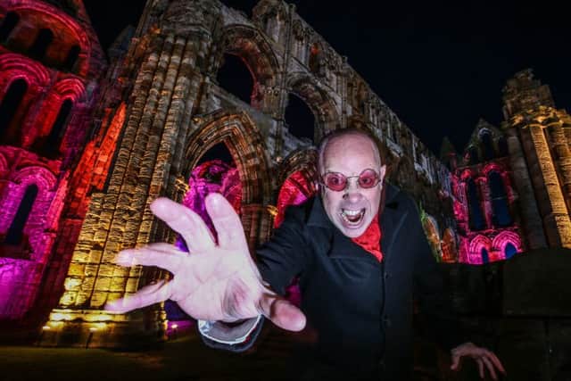 Look out for Dracula at Whitby Abbey