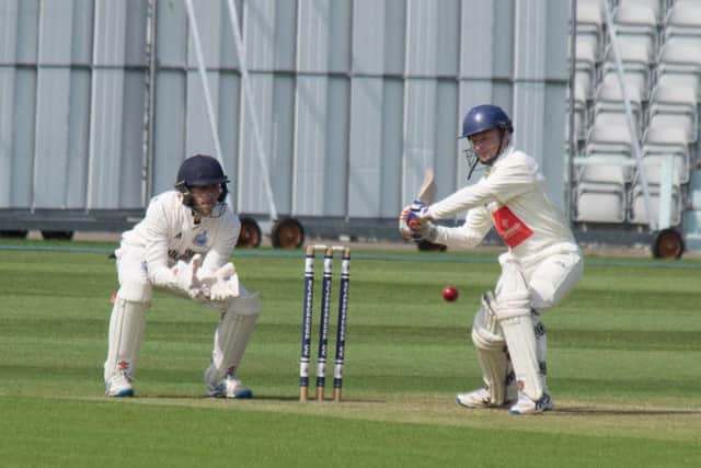 Selby in batting action during their winning draw against Scarborough 2nds at North Marine Road. Picture by Steve Lilly.