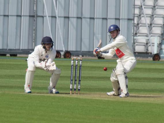 Selby in batting action during their winning draw against Scarborough 2nds at North Marine Road. Picture by Steve Lilly.