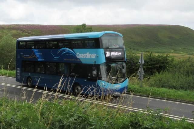 The Coastliner crosses the North York Moors