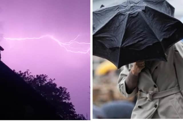 Could Yorkshire be hit by thunder and hail?
Left pic: Andrew Manning