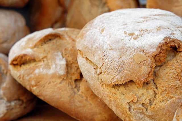 Grains used to make bread products are naturally low in sodium, but salt will often be added to dough to help it rise and have a longer shelf life or improve the flavour and texture.