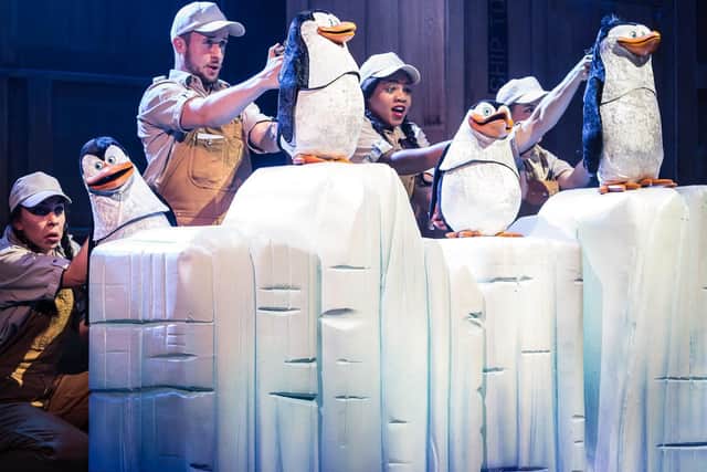 Those Pesky Penguins play a key role in the escape from the zoo
