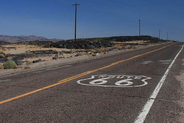 This 2,400-mile stretch of road from Chicago to Santa Monica is one of Americas oldest and most famous highways. Also called the Main Street of America, it passes through eight states  Illinois, Missouri, Kansas, Oklahoma, Texas, New Mexico, Arizona, and California.