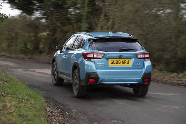 Subaru XV rear view. Credit: Subaru