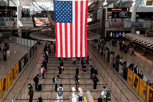 Travel to the US remains restricted during the coronavirus pandemic (Getty Images)