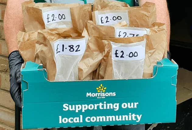 Supermarket chain Morrisons is launching a food parcel system that makes it easier for customers to donate to local food banks (Photo: Morrisons)
