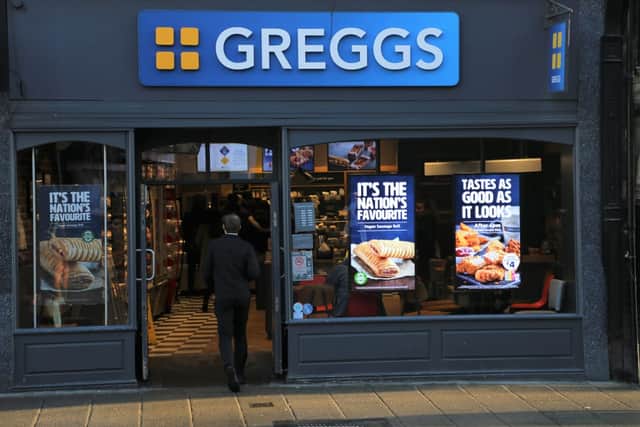 Bakery chain Greggs is to make both delivery and click and collect options available nationwide in the upcoming months, so fans of pasties and sausage rolls will be able to get them straight to their door (Photo: Shutterstock)